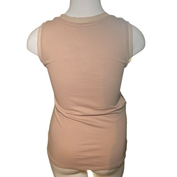 Ann Taylor LOFT Sequin Gold Tank Top Blouse sz SP - Picture 6 of 8